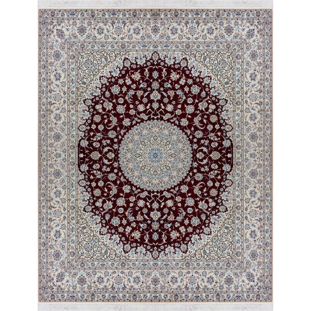 Perserteppich Nain 6 La 250 x 300 cm Wolle & Seide handgeknüpft