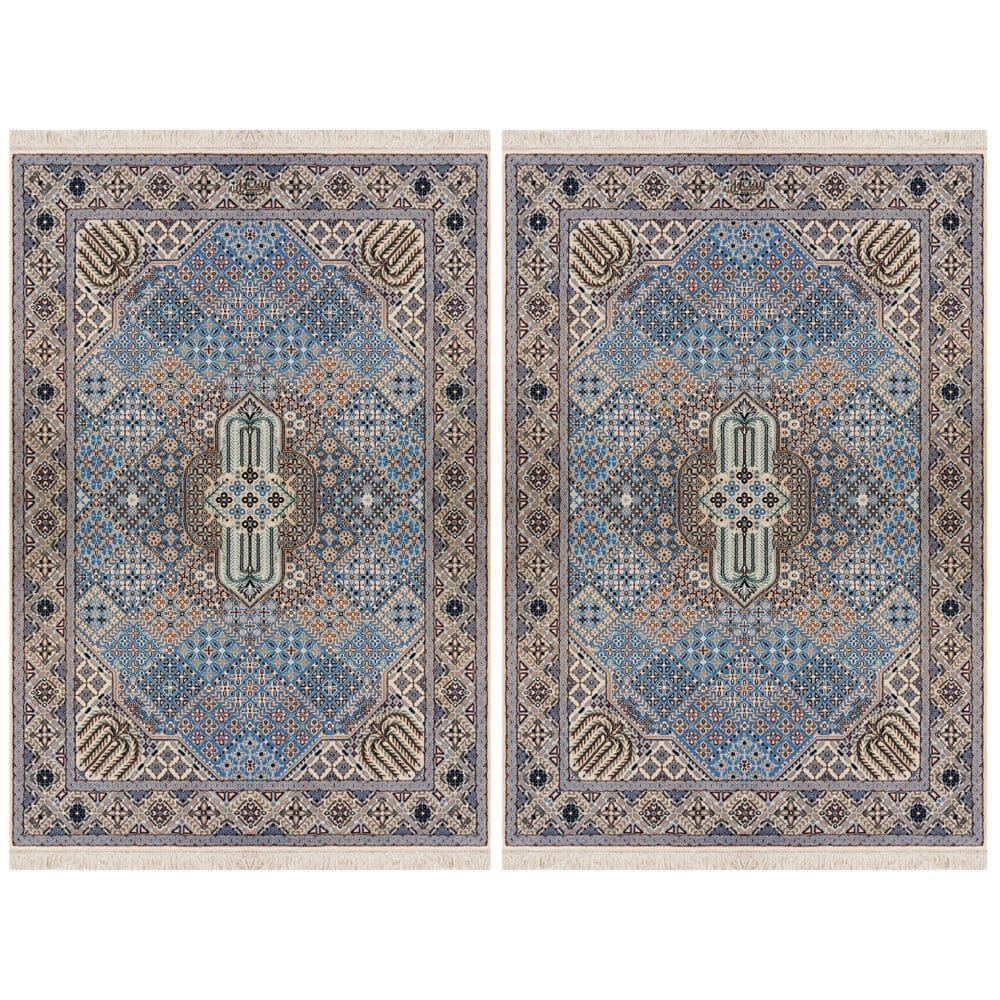 Perserteppich Nain 6La 133 x 195 cm Wolle & Seide handgeknüpft