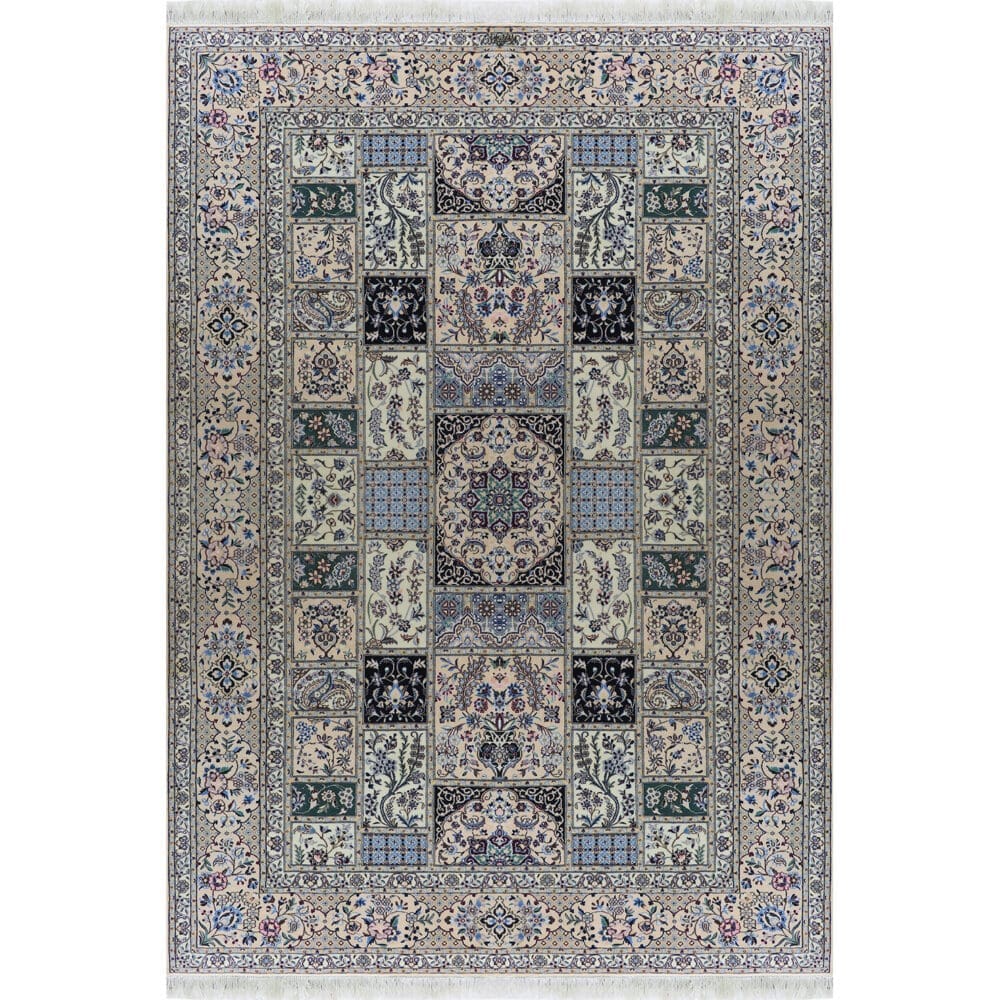 Perserteppich Nain 6La 200 x 300 cm Wolle & Seide handgeknüpft
