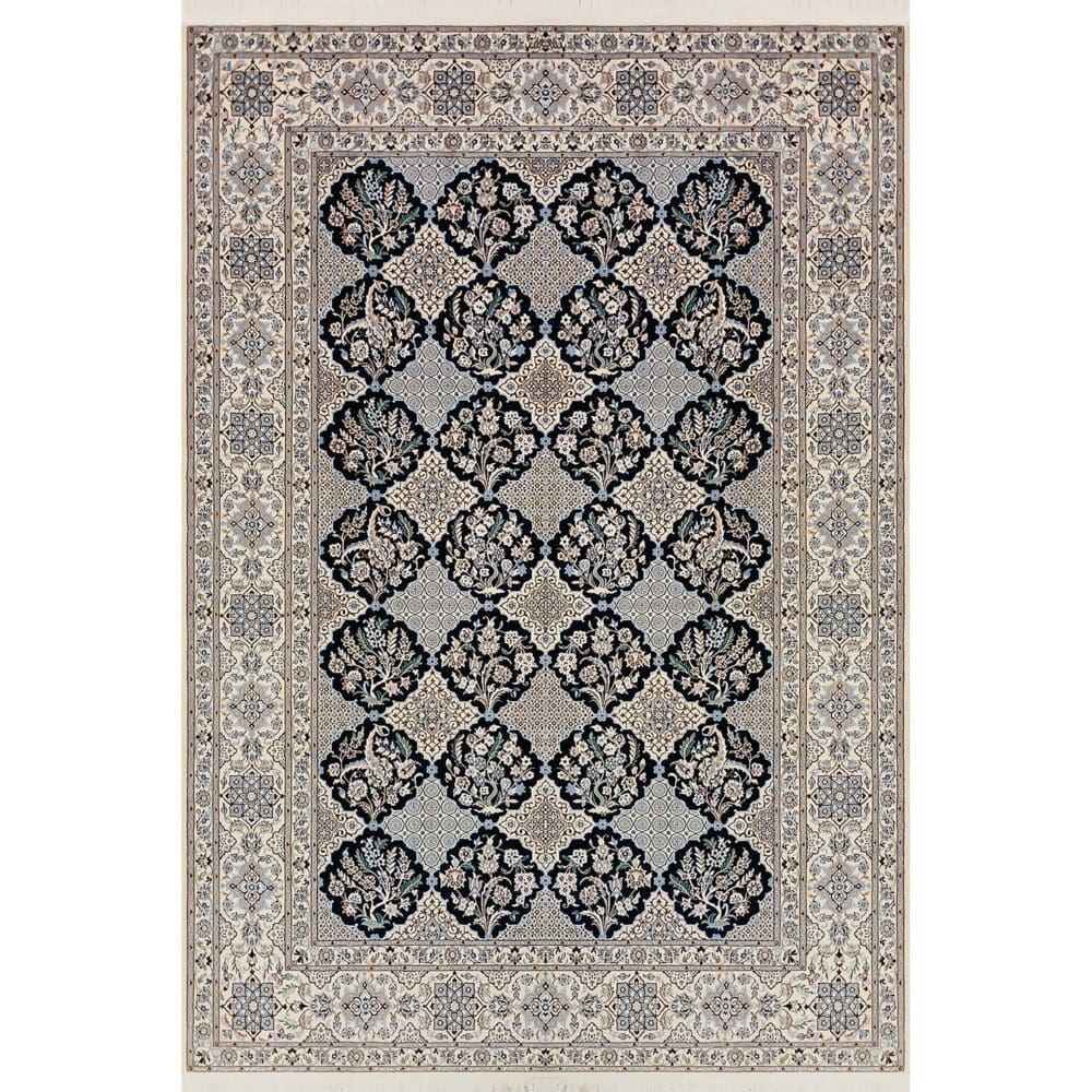 Perserteppich Nain 6La 205 x 305 cm Wolle & Seide handgeknüpft