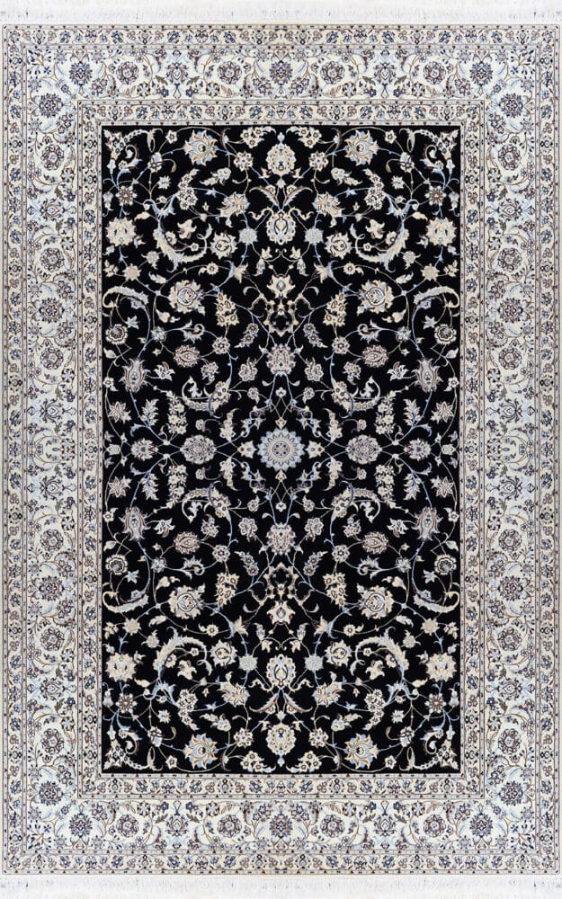 Perserteppich Nain 6La 210 x 310 cm Wolle & Seide handgeknüpft