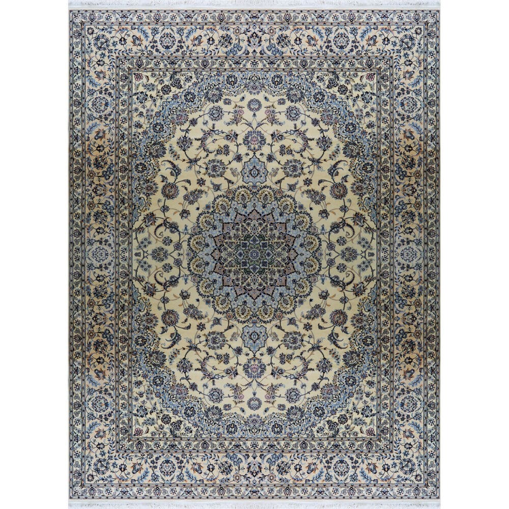 Perserteppich Nain 6La 255 x 355 cm Wolle & Seide handgeknüpft