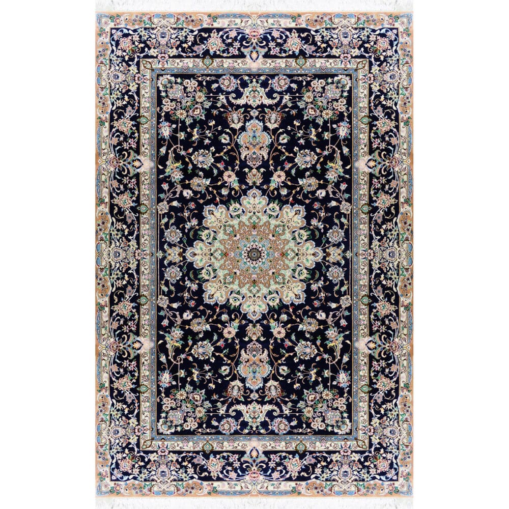 Perserteppich Nain 9 La 200 x 305 cm Wolle & Seide handgeknüpft