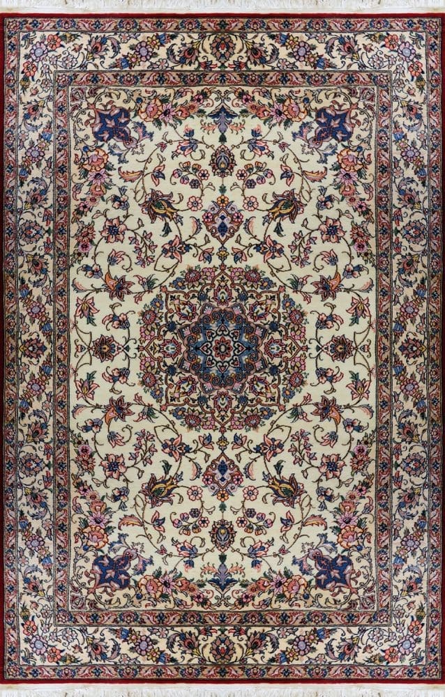 Perserteppich Nain 9La 155 x 250 cm Schurwolle & Seide handgeknüpft