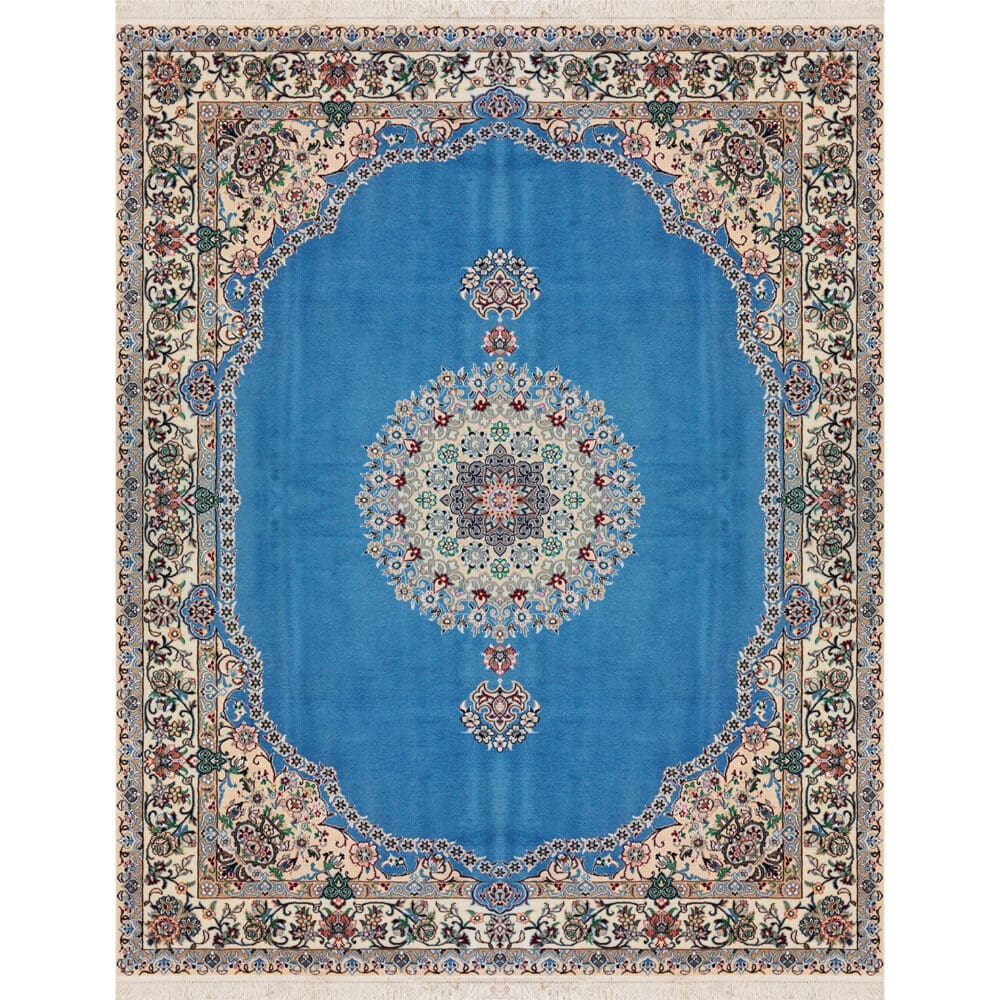 Perserteppich Nain 9La 200 x 250 cm Wolle & Seide handgeknüpft