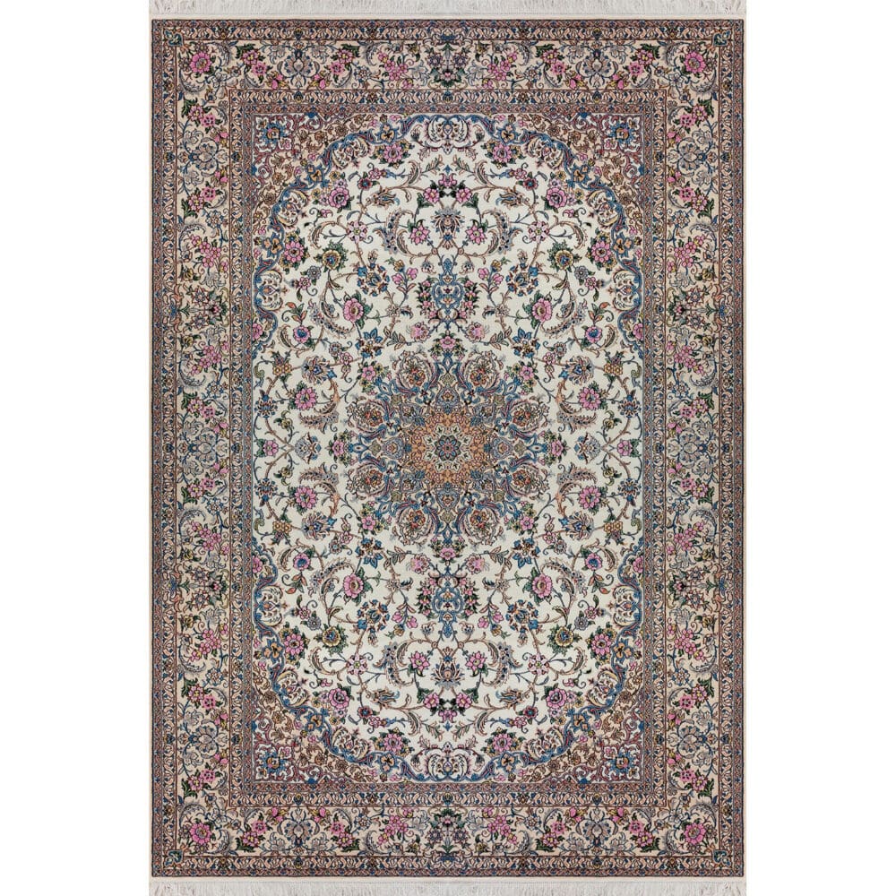 Perserteppich Nain 9La 202 x 306 cm Schurwolle & Seide handgeknüpft