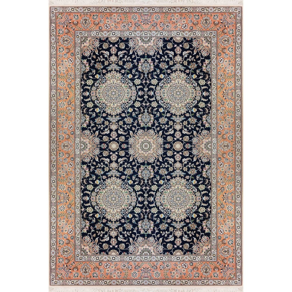 Perserteppich Nain 9La 205 x 310 cm Wolle & Seide handgeknüpft