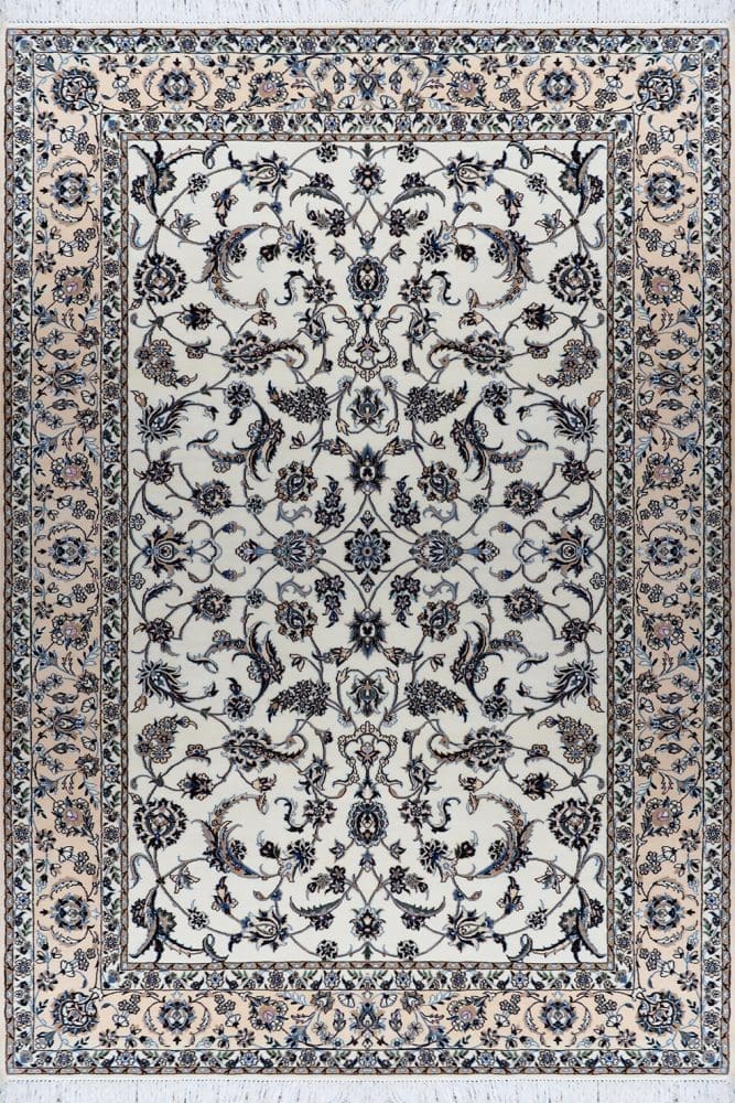 Perserteppich Nain 9La 205 x 325 cm Schurwolle & Seide handgeknüpft