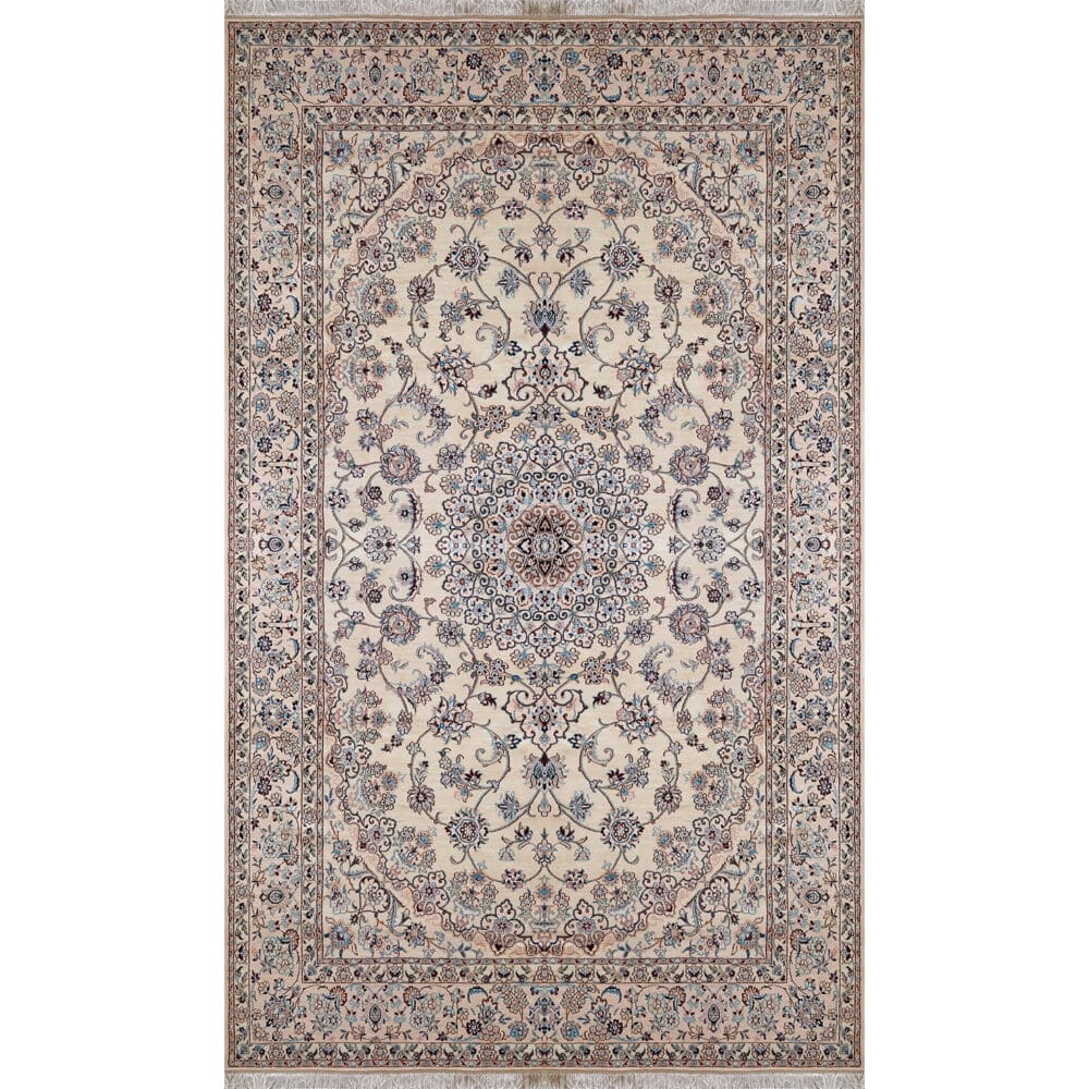 Perserteppich Nain 9La 205 x 345 cm Wolle & Seide handgeknüpft