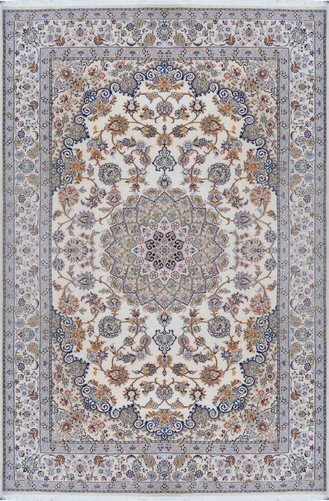 Perserteppich Nain 9La 320 x 210 cm Wolle & Seide handgeknüpft