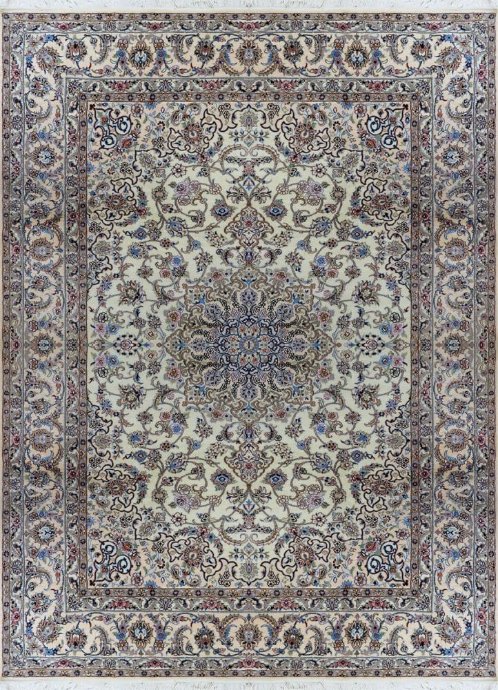 Perserteppich Nain 9La 350 x 258 cm Schurwolle & Seide handgeknüpft