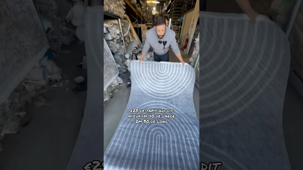 „25€ der Teppich auf lestapisdumonde.com Promo-Code: tapis50 Kollektion PRINT #tapis“