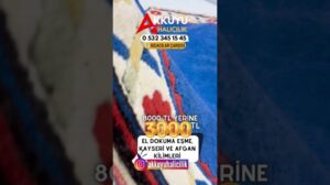„Große Gelegenheit bei handgewebten Teppichen von Akkuyu Halıcılık“