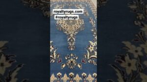 „Handgewebter persischer Teppich, Nain, Seide & Wolle, 1,12 m x 1,93 m, einzigartiges Design“