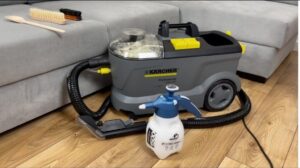 „Polsterreinigung - Ecksofa MACH ES SELBST / Karcher Puzzi 10/1 / Überprüfe das“