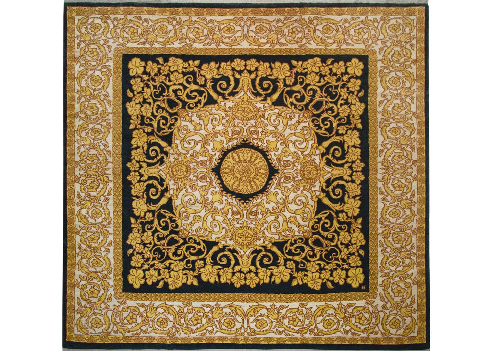 Perserteppich Farahan Carpet Savonnerie 200 x 300 cm Schurwolle handgeknüpft