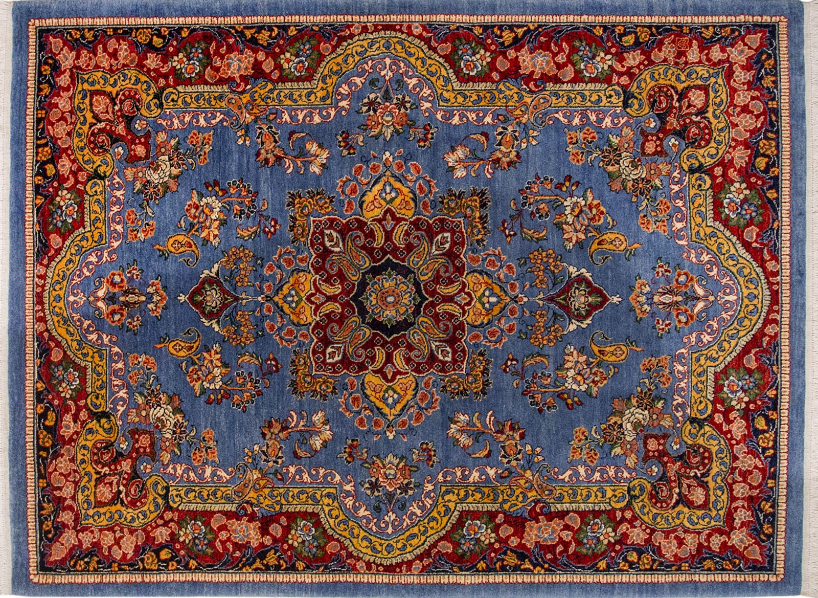 Perserteppich Farahan Carpet Model Nilgon 200 x 300 cm Schurwolle handgeknüpft