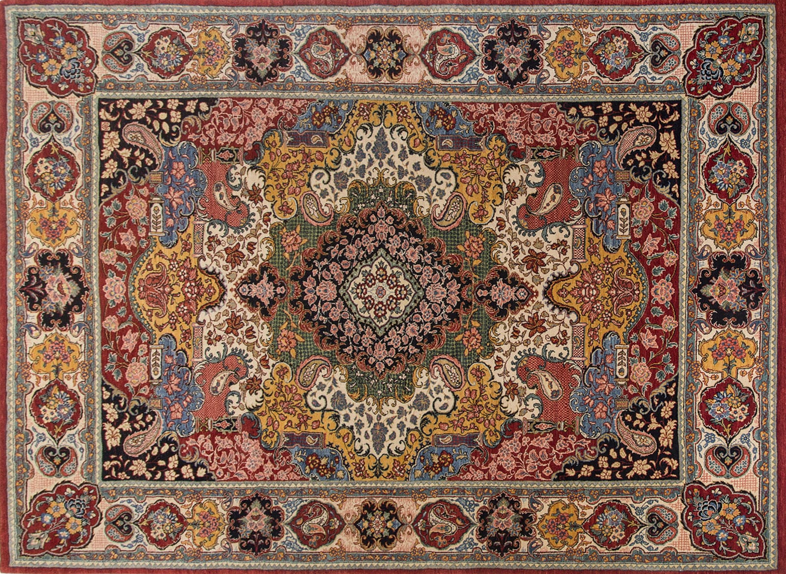 Perserteppich Farahan Carpet Mdel Paliz 200 x 300 cm Schurwolle handgeknüpft