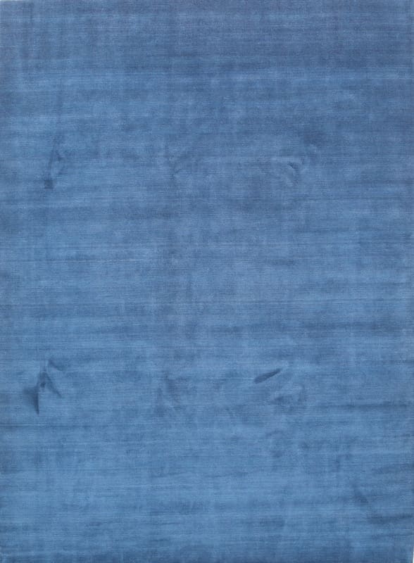 Orientteppich Indien 349 x 253 cm Wolle handgeknüpft Blau
