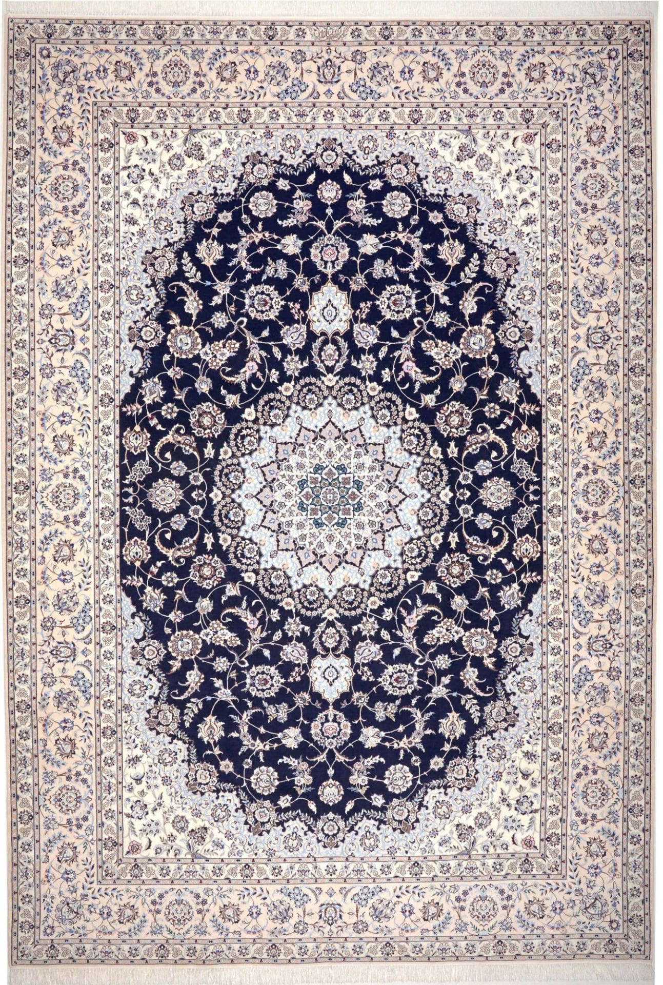 Perserteppich Nain 6La 257 x 368 cm Schurwolle handgeknüpft exklusiv