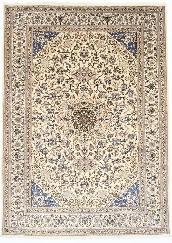 Perserteppich Nain 350 x 253 cm Wolle & Seide handgeknüpft