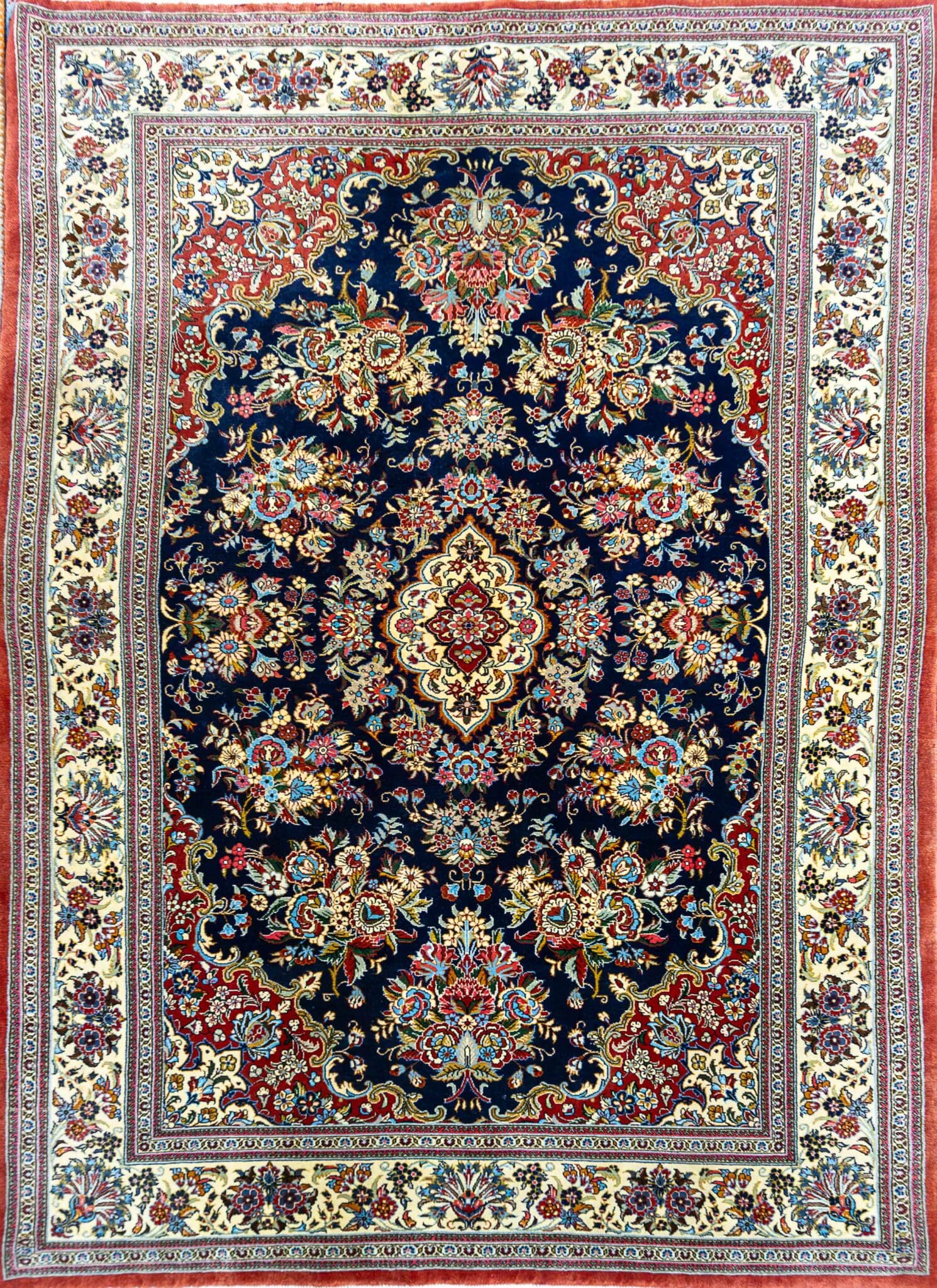 Perserteppiche & Orientteppiche Standorte: Wien | Hamburg | Dubai | New York | Los Angeles | Teheran Herkunft unserer Teppiche: Täbriz | Isfahan | Ghom | Kashan | Nain | Kerman | Hamadan | Sarough (Farahan) | Qashqai | Mashhad Seit 1876 5. Generation der Familie FARAHANI Kostenloser Versand in Europa Schnelle Lieferung in die USA (Visit our US Store!) Weltweite Lieferung auf Anfrage 14 Tage Rückgaberecht Original, Handarbeit, Nachhaltig Zertifikate auf Wunsch