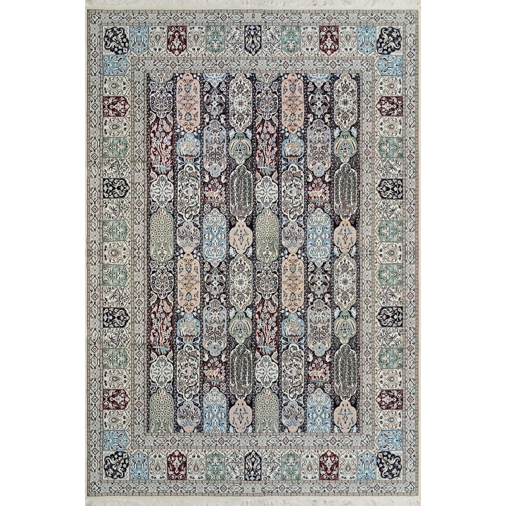 Perserteppich Nain 310 x 210 cm 6La Wolle Seide Moharramat Muster H1