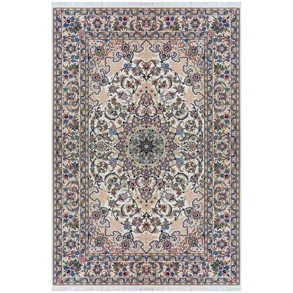 Perserteppich Nain 210 x 325 cm Schurwolle & Seide handgeknüpft