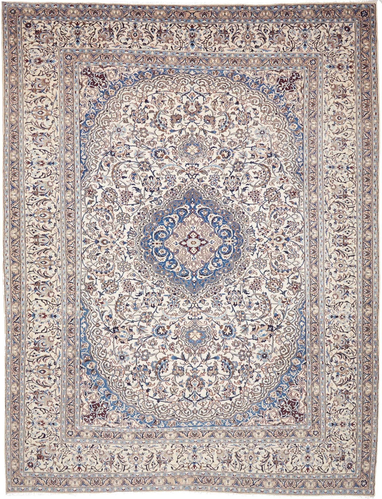 Perserteppich Nain 304 x 399 cm Schurwolle handgeknüpft exklusiv