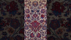 Antiker Isfahan-Teppich - Spätes 19. Jahrhundert