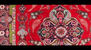 Antiker Molla Kashani signierter persischer 5 x 7 Kashan-Teppich | von Catalina Rug