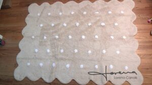 Beige Galleta Teppich von Lorena Canals