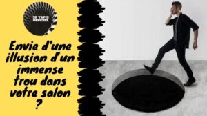😮 Der 3D-Schwarze-Loch-Teppich von Scott Jarvie! Die Illusion eines riesigen Lochs #Inneneinrichtung 😮