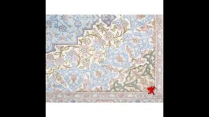 Der Glanz der Seide: Perserteppich mit Medaillonmuster aus Kerman