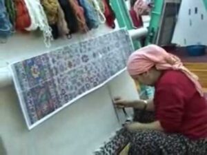 Die Teppichweberei in der Türkei.wmv