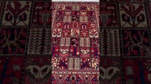 Garten design tribal persischer Bakhtiari Teppich 3x2,1m #türkischerTeppich #persischeTeppiche #orientalischerTeppich #wollteppich