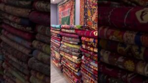 Handgewebter Teppich, alles Seide, alles Wolle, www.nice-carpet.com