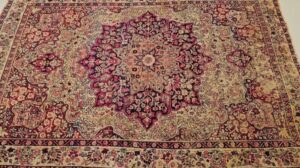 Kerman Lavar 1872, 4’ 3” x 5’ 11”, 4. Viertel des 19. Jahrhunderts, Persien