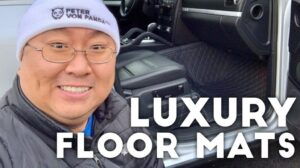 Luxuriöse gesteppten Teppich-Fußmatten für meinen Porsche Cayenne im Test