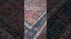 Neuanfertigung eines berühmten Safavid Char-Bagh-Teppichs im Victoria and Albert Museum in London.