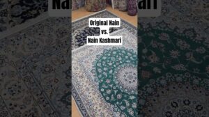 Original #Nain vs. Nain #Kashmari #handgeknüpft #persischer Teppich #orientalischer Teppich #Teppichbazar
