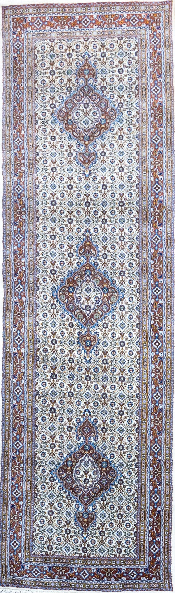 293x82cm Handgeknüpfter Perserteppich W1(#459) Moud Läufer