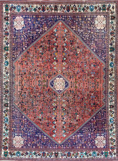280x193cm Handgeknüpfter Perserteppich Shiraz W1(#461) TOP Zustand