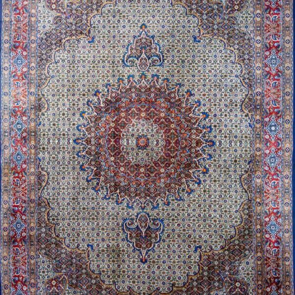 341x250cm Moud Handgeknüpfter Perserteppich W1(#471)