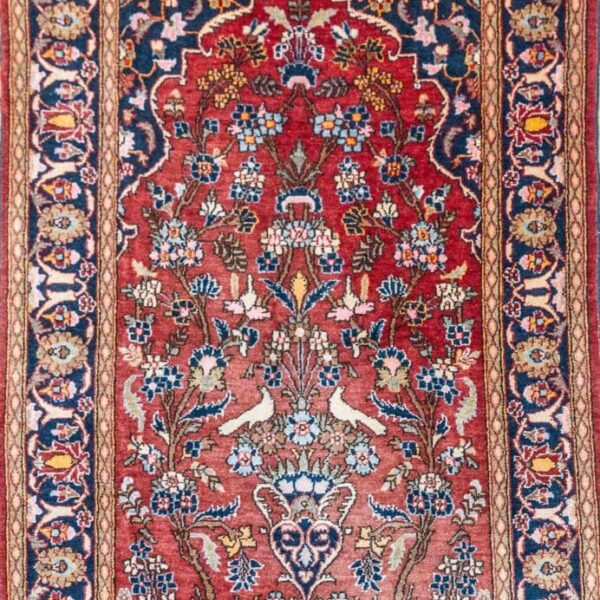 200x135cm Handgeknüpfter Perserteppich Hamadan W1(#454) durchgemustert Vintage 1970-1990