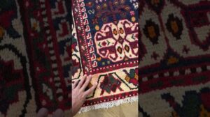 Persischer Shiraz Qashqai Orientalischer Teppich handgeknüpft - Code 41091