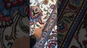 Persischer Tabriz handgefertigter Teppich 40198