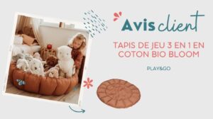 [SPIELEN & GEHEN] DAS 3 IN 1 SPIELTLAUCH AUS BIO-Baumwolle BROWN BLOOM