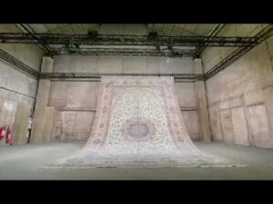 Tapis Naïn aus Wolle und Seide