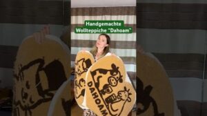 „Dahoam 🏔️💚Handgetuftete Wollteppiche für Gemütliche Zuhause #handtufted #vorarlberg #ländle #handgemacht #tufting“